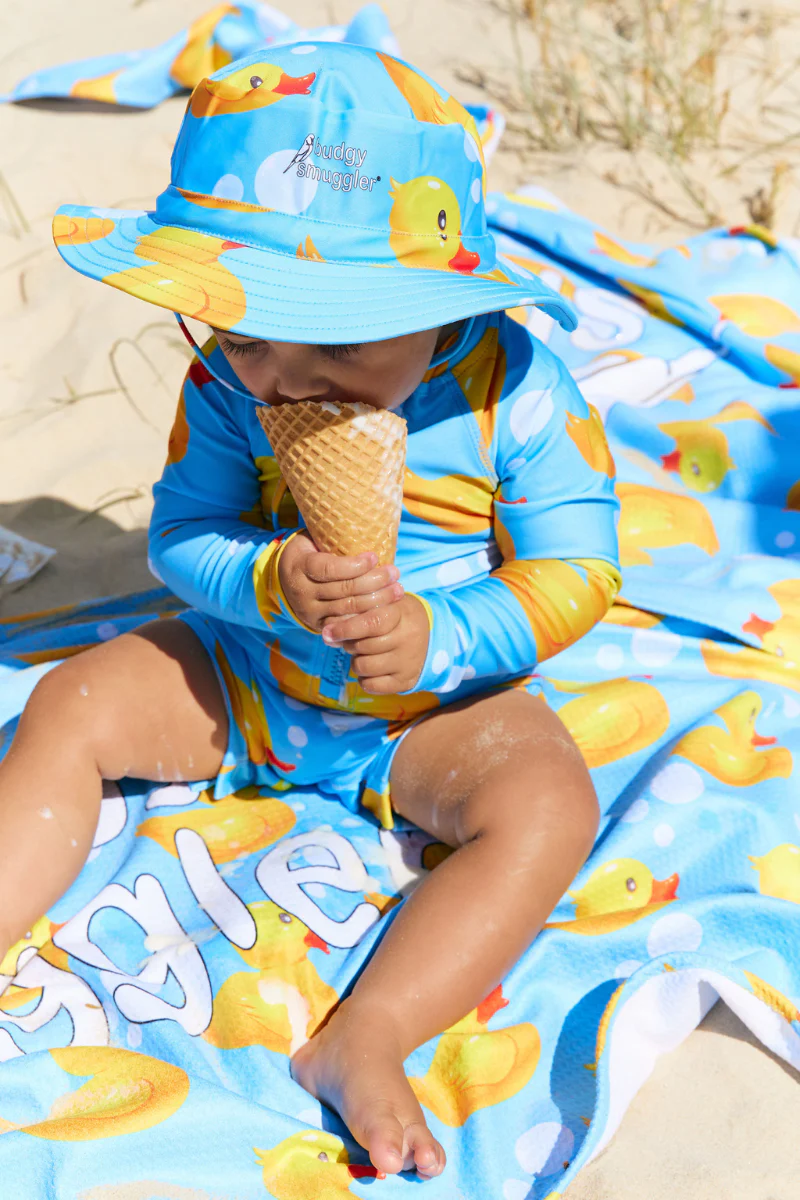 Kids Onesie Swim Bundle in Rubber Ducks UPF 50+ - Image 2