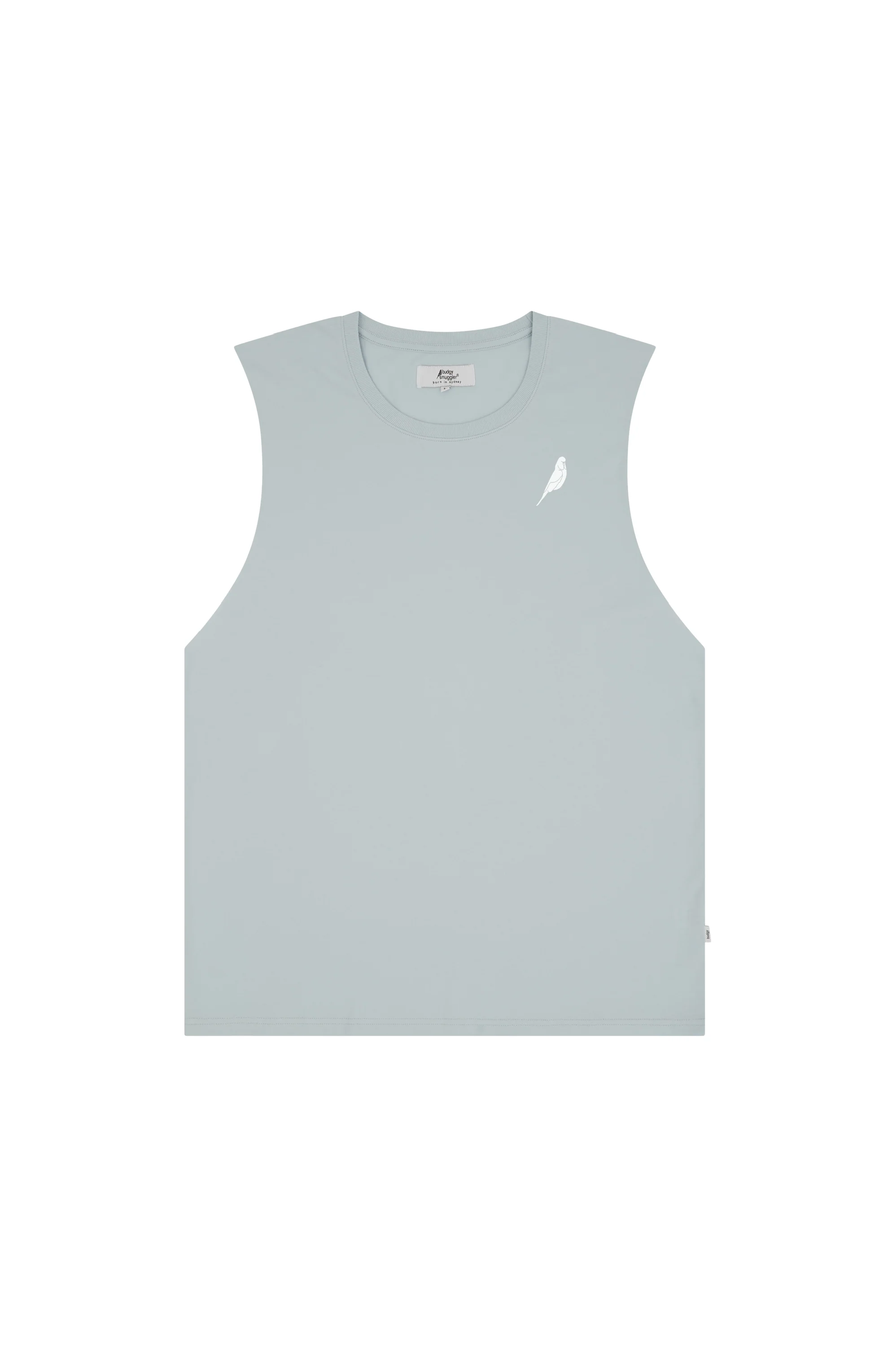 Light Blue Singlet with Budgy Arch logo - Image 4
