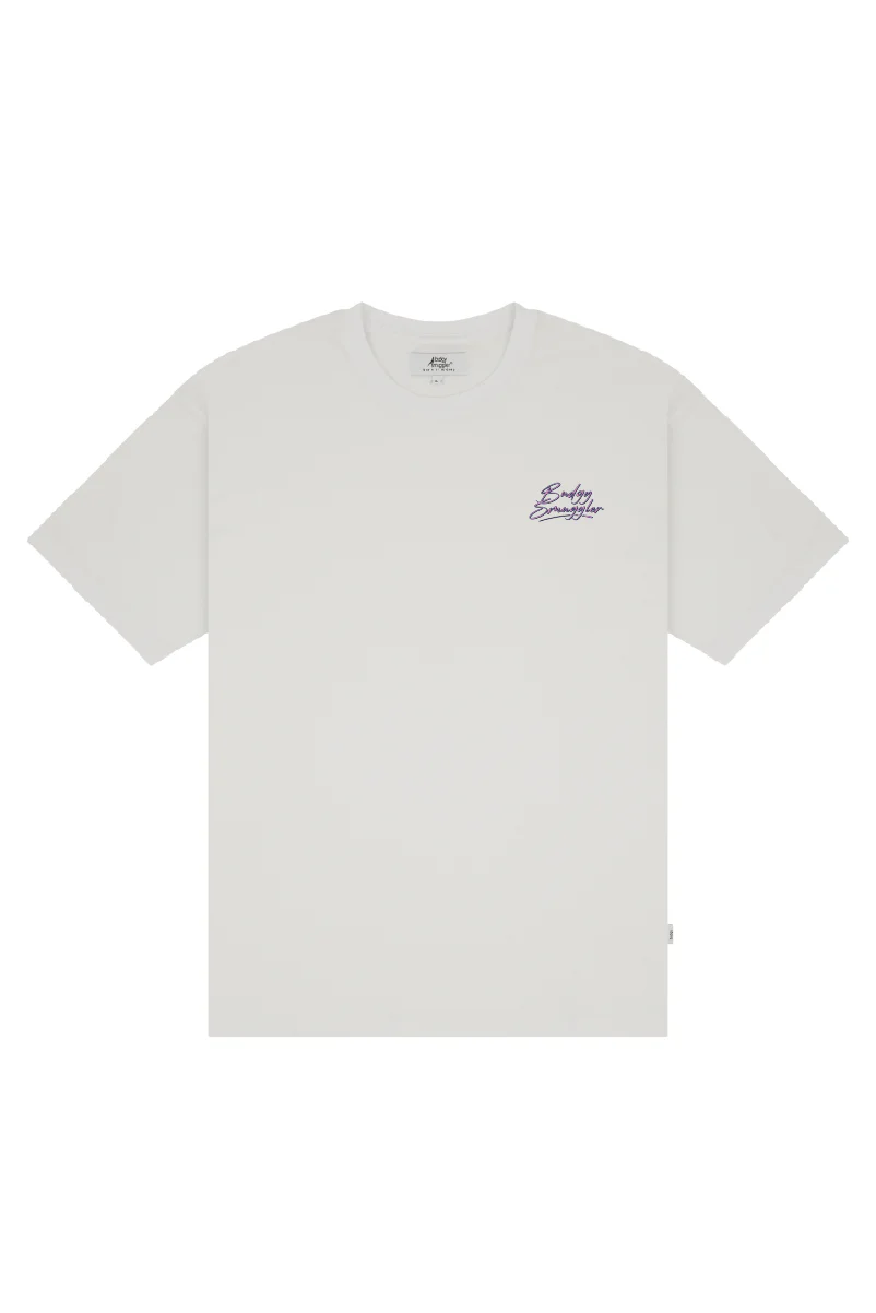 Lightweight White Tee with Peak Performance - Image 2